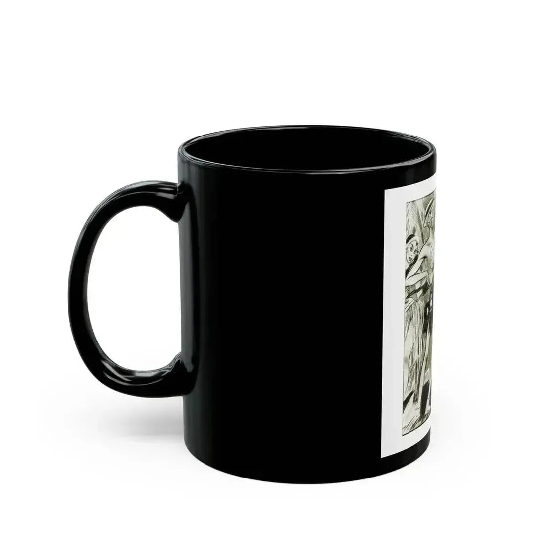 Ballyhoo Magazine Illustration - Black Coffee Mug - Go Mug Yourself