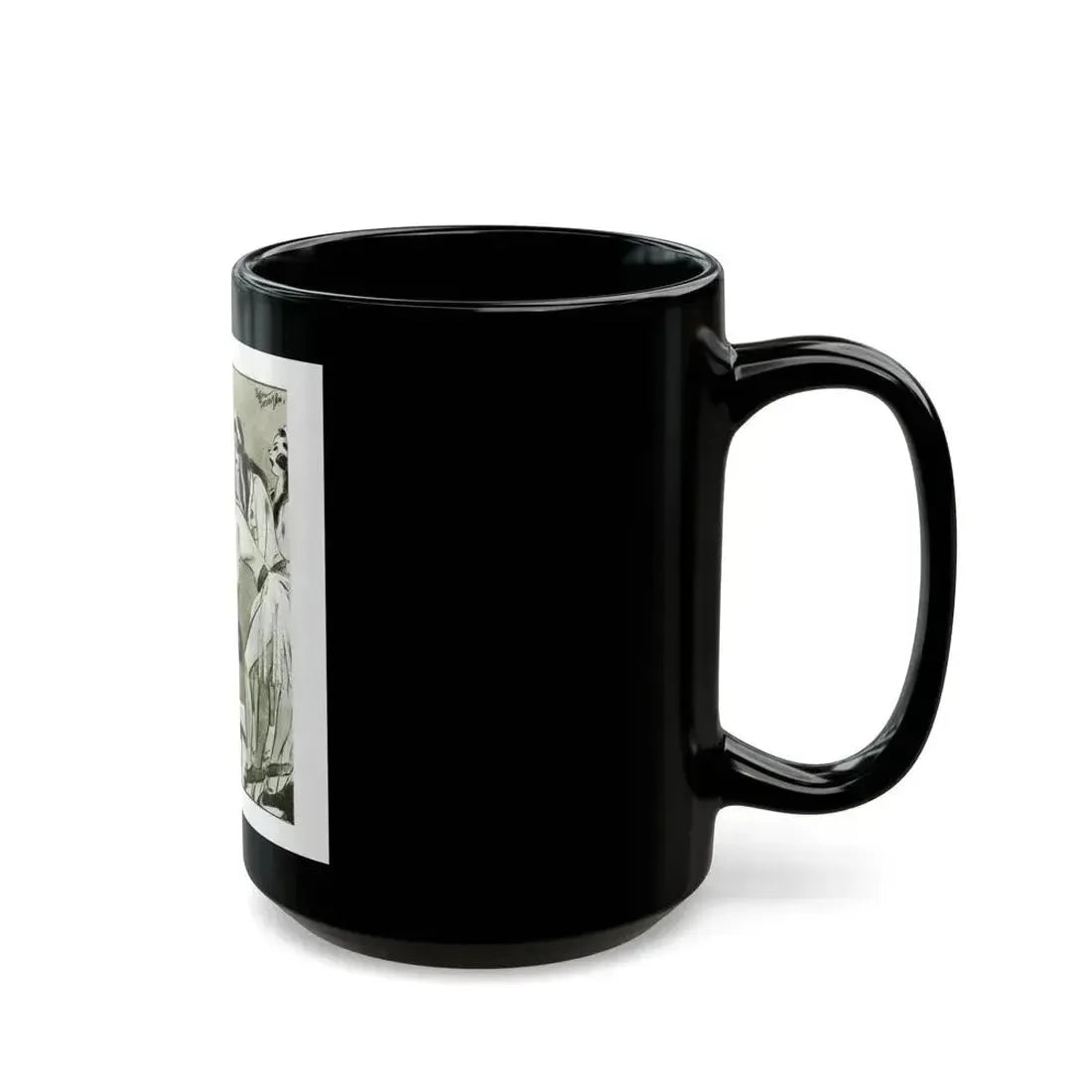 Ballyhoo Magazine Illustration - Black Coffee Mug - Go Mug Yourself