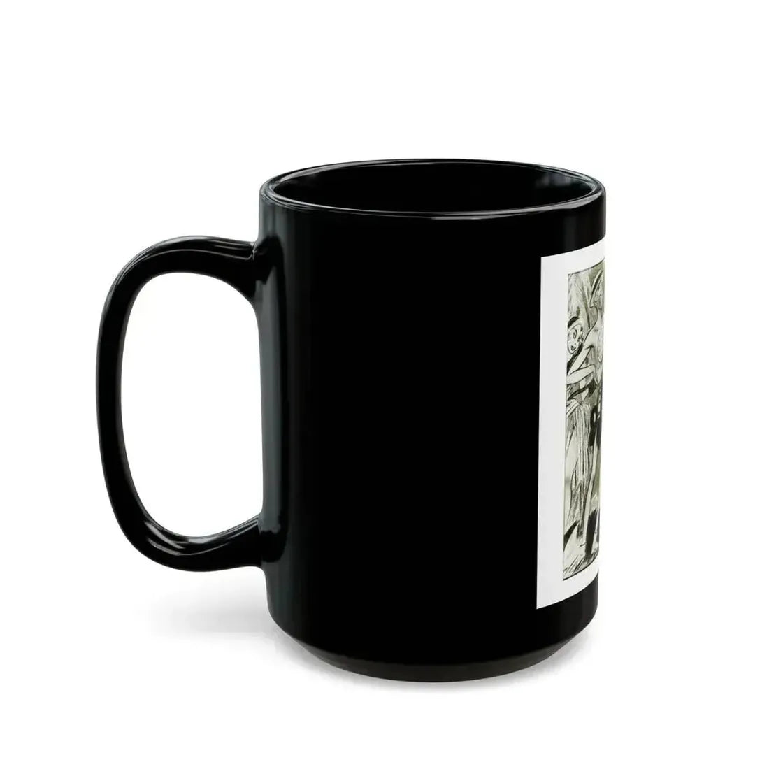 Ballyhoo Magazine Illustration - Black Coffee Mug - Go Mug Yourself
