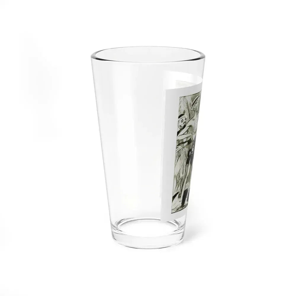 Ballyhoo Magazine Illustration (Magazine Illustration) Pint Glass 16oz - Go Mug Yourself