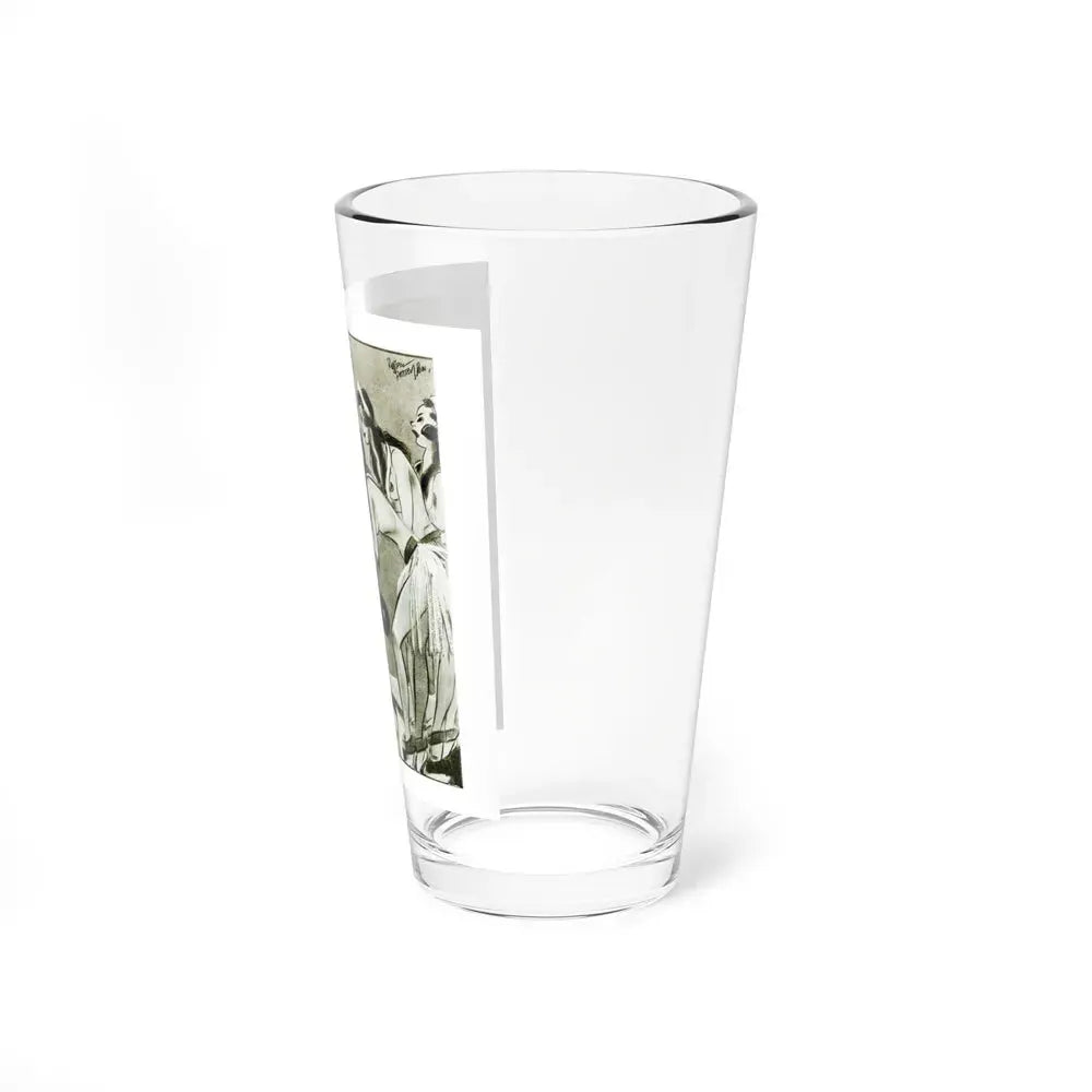 Ballyhoo Magazine Illustration (Magazine Illustration) Pint Glass 16oz - Go Mug Yourself