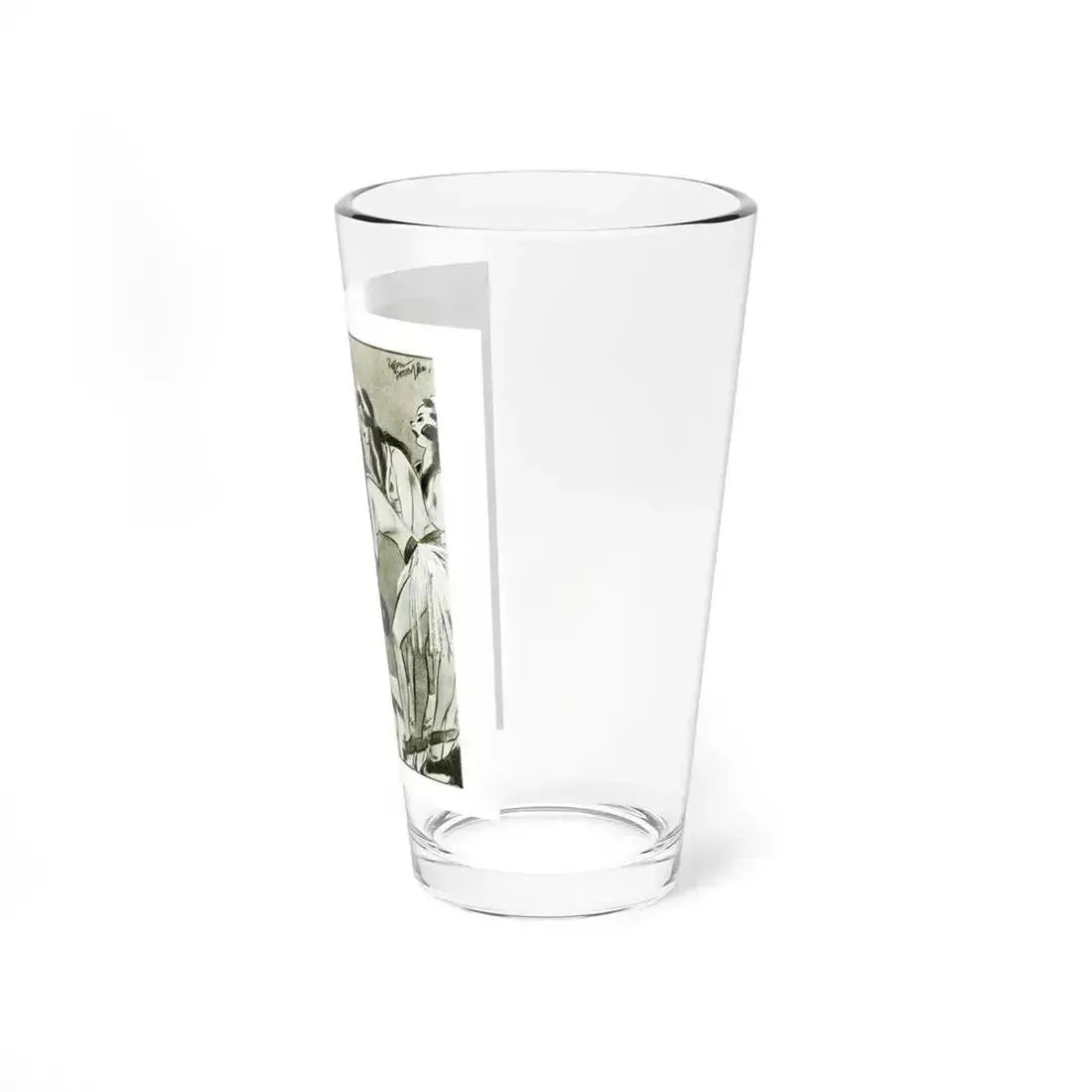 Ballyhoo Magazine Illustration (Magazine Illustration) Pint Glass 16oz - Go Mug Yourself