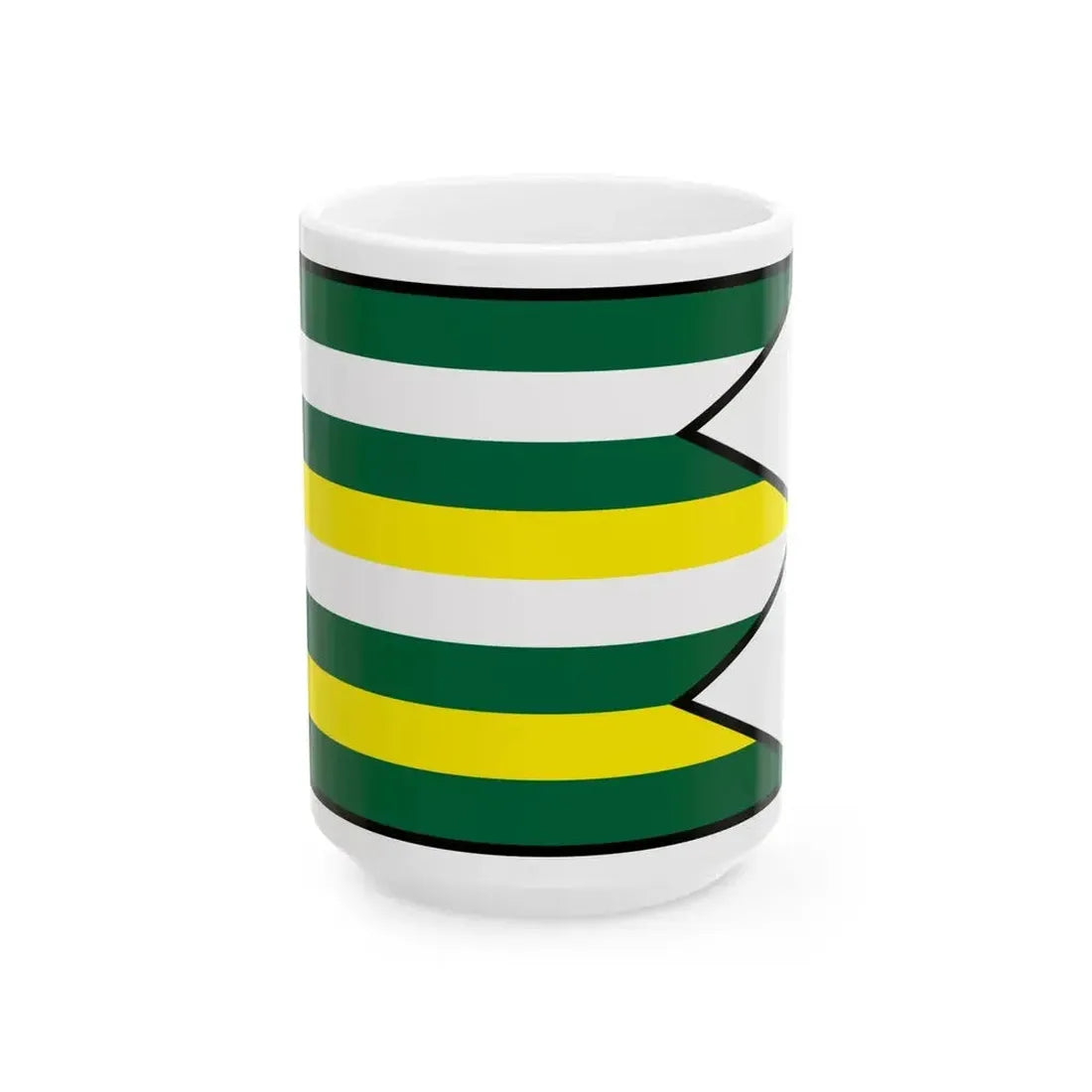 Balon Dunajska Streda Flag (Slovakia) White Coffee Mug 15oz - Go Mug Yourself