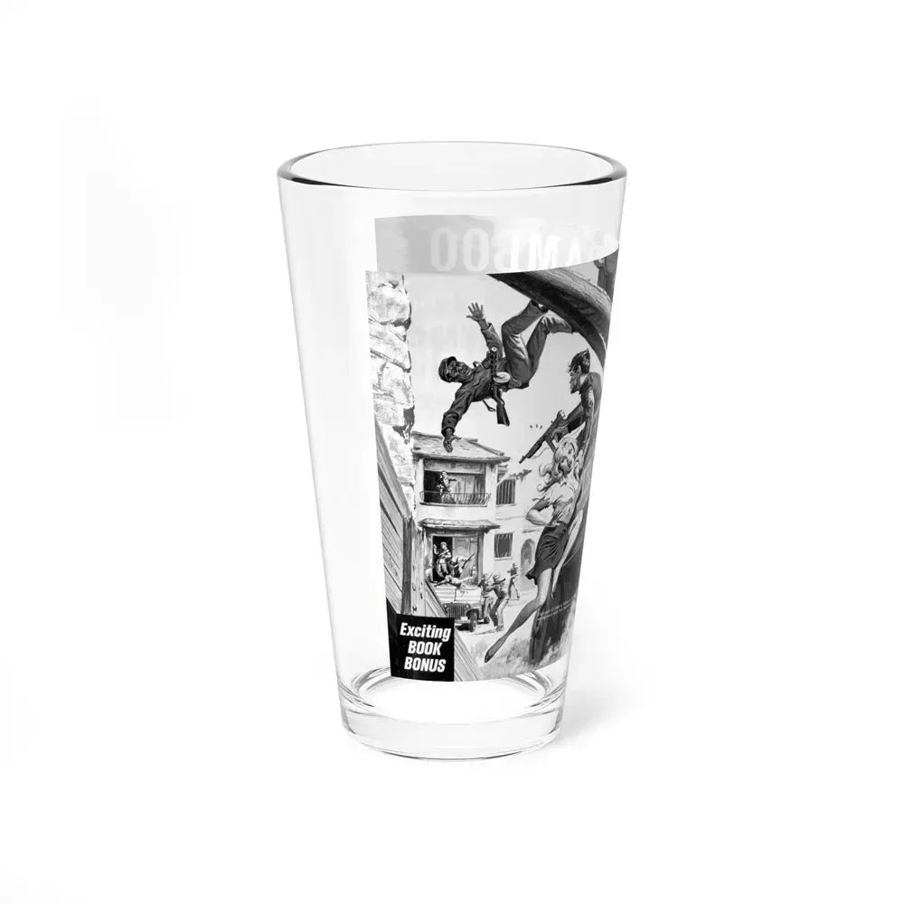 Bamboo Curtain Blonde, For Men Only, February 1966 (Magazine Illustration) Pint Glass 16oz - Go Mug Yourself