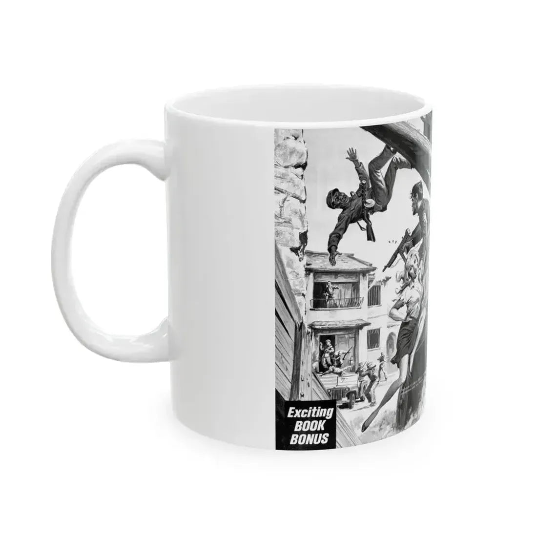 Bamboo Curtain Blonde, For Men Only, February 1966 - White Coffee Mug - Go Mug Yourself