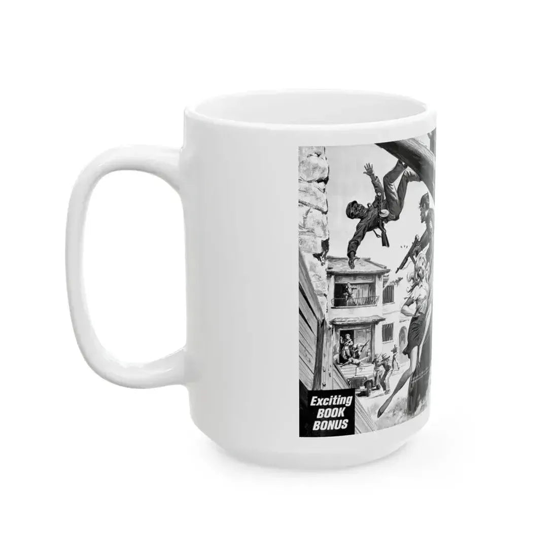 Bamboo Curtain Blonde, For Men Only, February 1966 - White Coffee Mug - Go Mug Yourself