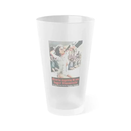 BAMBOO HOUSE OF DOLLS (ITALIAN) 1973 Movie Poster - Frosted Pint Glass 16oz 16oz Frosted - Go Mug Yourself