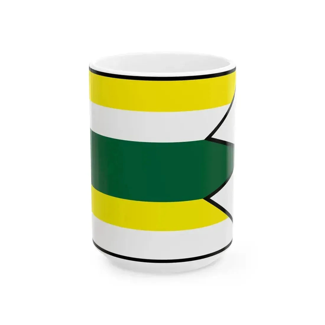 Bana Stropkov Flag (Slovakia) White Coffee Mug 15oz - Go Mug Yourself