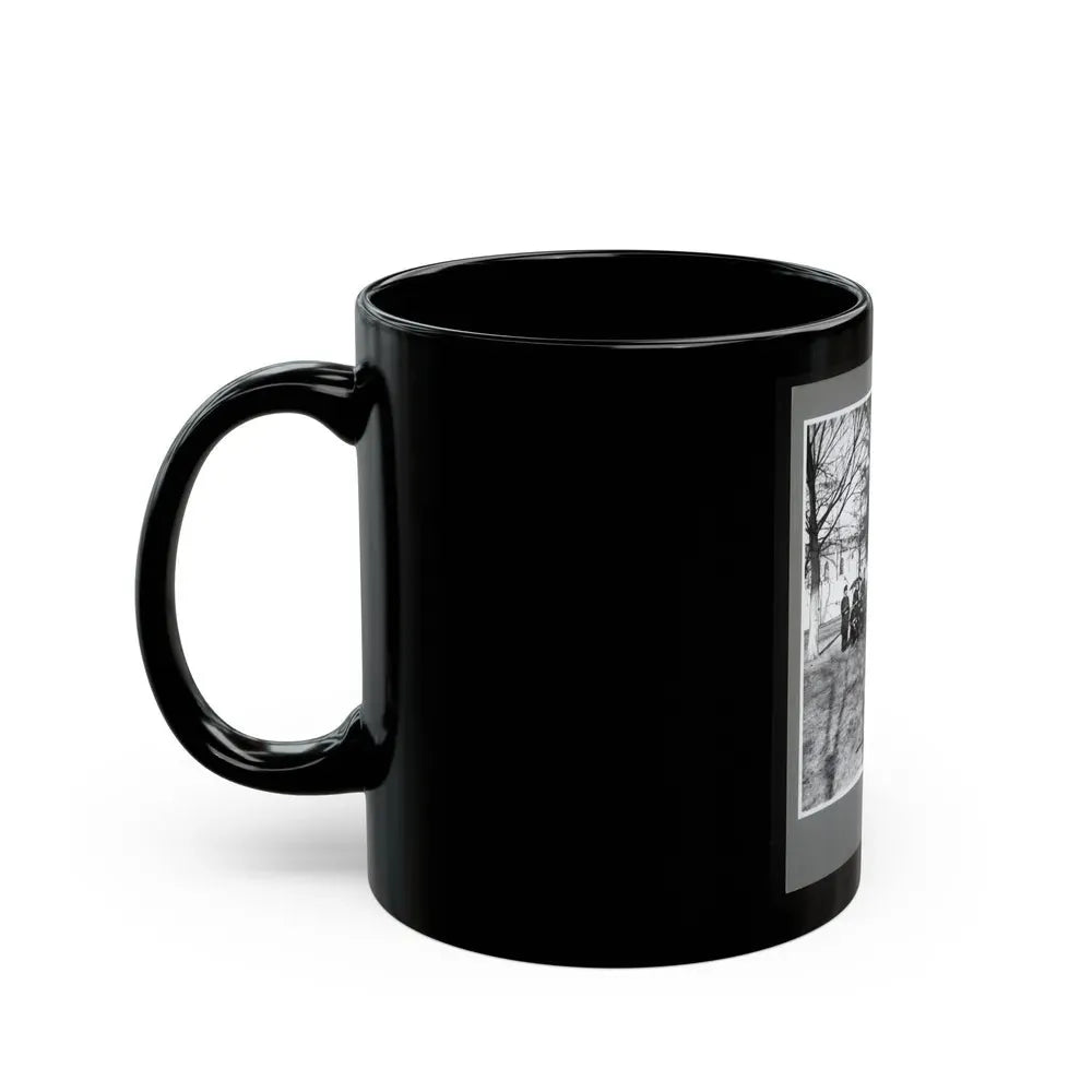 Band Group Seated Behind Their Instruments (U.S. Civil War) Black Coffee Mug - Go Mug Yourself