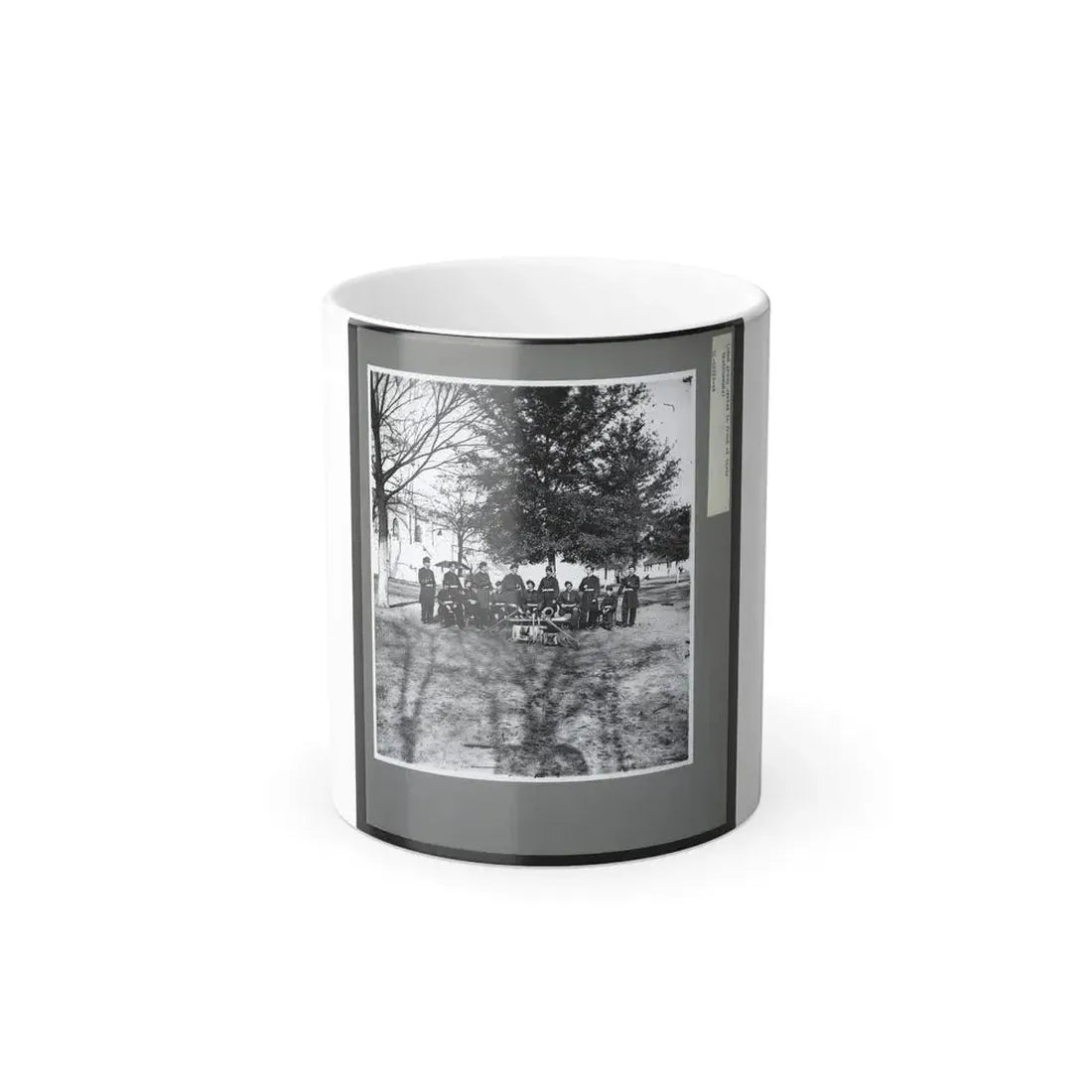 Band Group Seated Behind Their Instruments (U.S. Civil War) Color Changing Coffee Mug 11oz Default Title 11oz - Go Mug Yourself