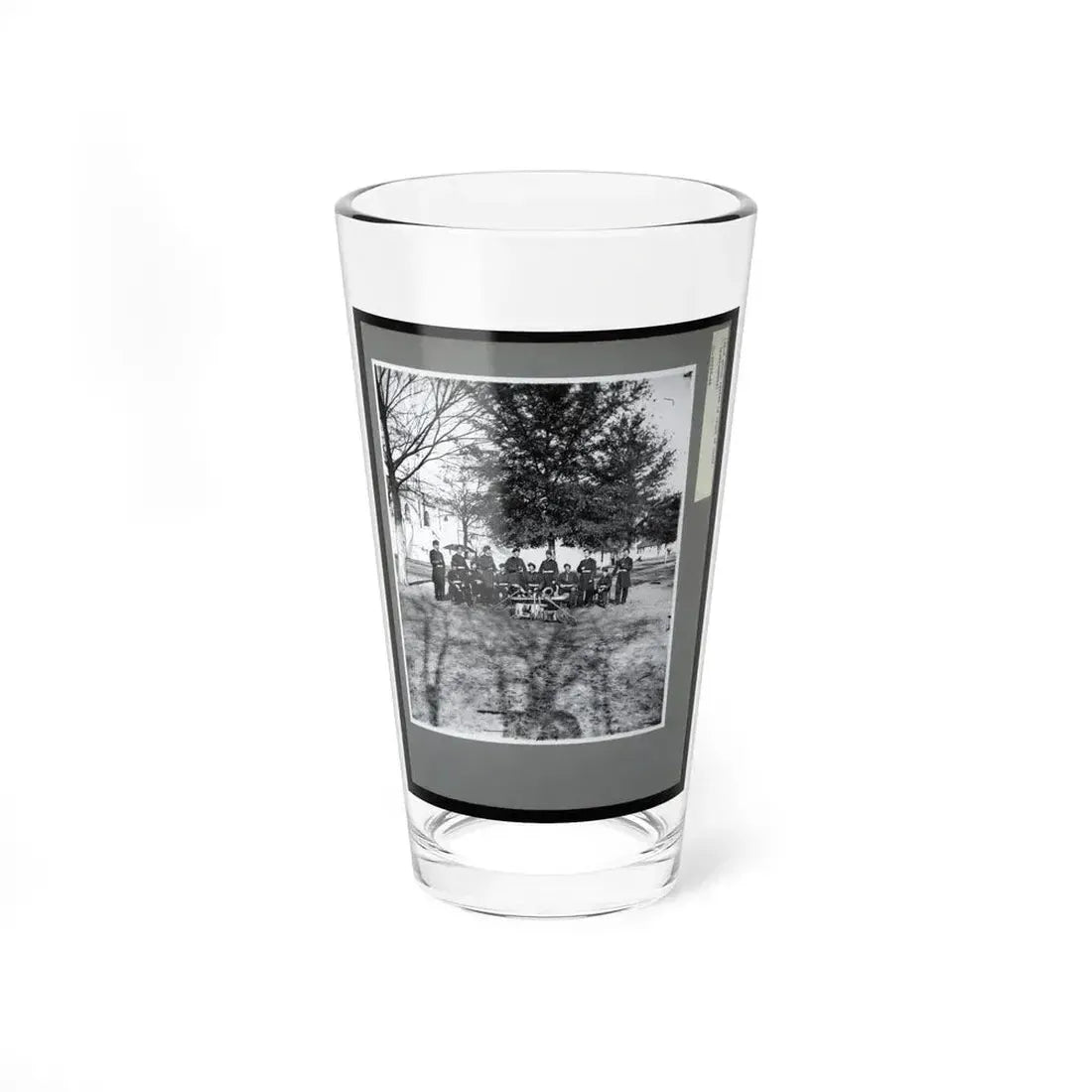 Band Group Seated Behind Their Instruments (U.S. Civil War) Pint Glass 16oz 16oz - Go Mug Yourself