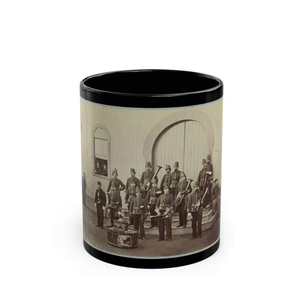 Band Of 10th Veteran Reserve Corps, Washington, D.C., April, 1865 (U.S. Civil War) Black Coffee Mug 11oz - Go Mug Yourself