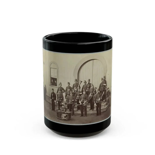 Band Of 10th Veteran Reserve Corps, Washington, D.C., April, 1865 (U.S. Civil War) Black Coffee Mug 15oz - Go Mug Yourself