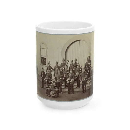 Band Of 10th Veteran Reserve Corps, Washington, D.C., April, 1865 (U.S. Civil War) White Coffee Mug 15oz - Go Mug Yourself