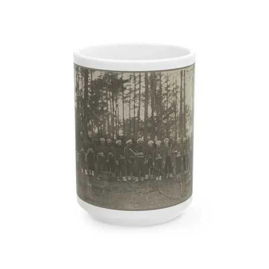 Band Of 114th Pa. Infantry, Brandy Station, Va., Apr. 1864 (U.S. Civil War) White Coffee Mug 15oz - Go Mug Yourself