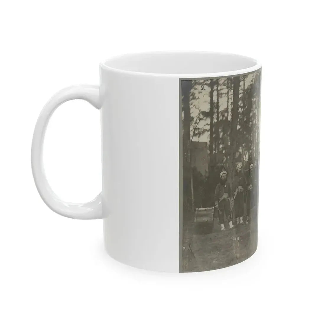Band Of 114th Pa. Infantry, Brandy Station, Va., Apr. 1864 (U.S. Civil War) White Coffee Mug - Go Mug Yourself