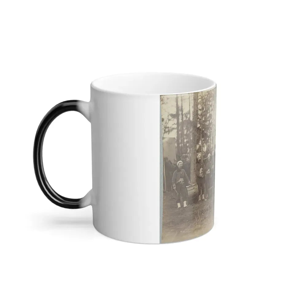 Band of 114Th Pennsylvania Infantry in Front of Petersburg, Va., August, 1864 (U.S. Civil War) Color Changing Coffee Mug 11oz - Go Mug Yourself