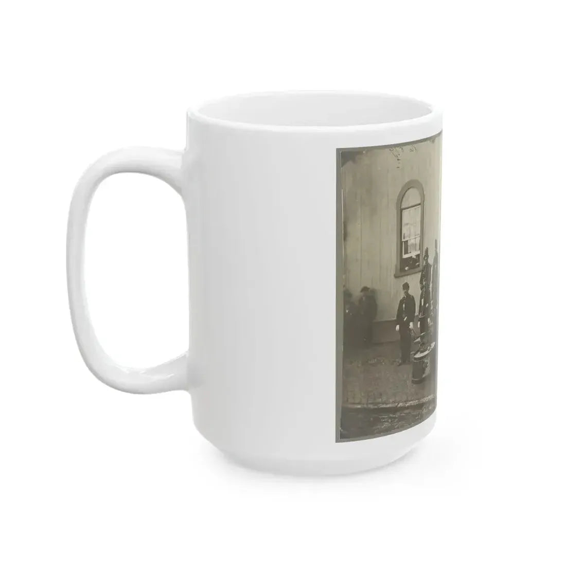 Band Of 9th & 10th Veterans Reserve Corps, Wash. D.C. Apr. 1865 (U.S. Civil War) White Coffee Mug - Go Mug Yourself
