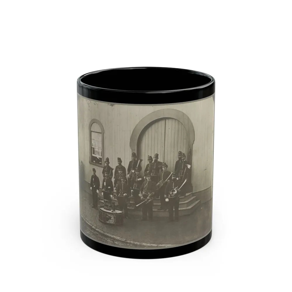 Band Of 9th & 10th Veterans Reserve Corps, Wash. D.C. Apr. 1865 (U.S. Civil War) Black Coffee Mug-11oz-Go Mug Yourself