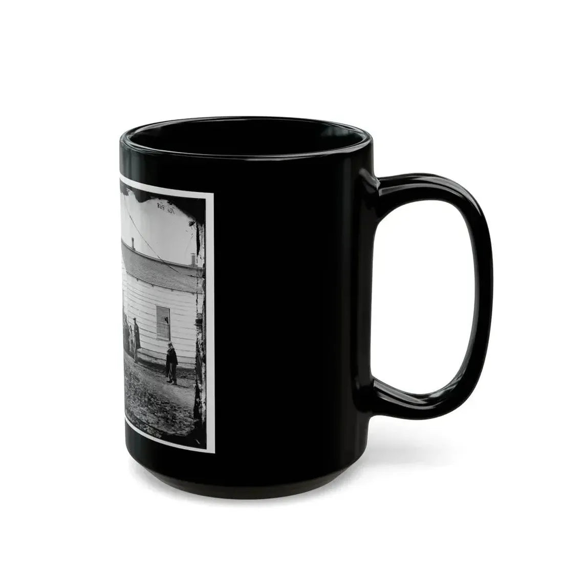 Band Quarters Of 9th Or 10th Veteran Reserve Corp. Wash. D.C., April 1865. (U.S. Civil War) Black Coffee Mug - Go Mug Yourself