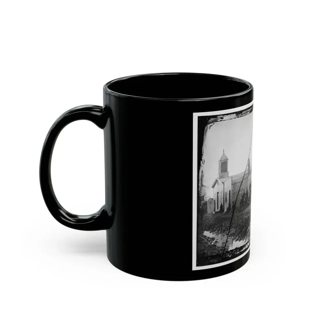 Band Quarters Of 9th Or 10th Veteran Reserve Corp. Wash. D.C., April 1865. (U.S. Civil War) Black Coffee Mug - Go Mug Yourself