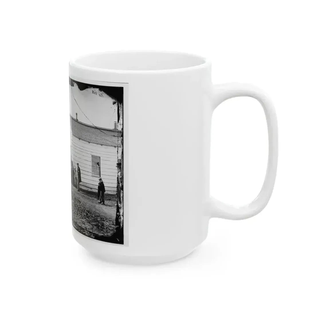Band Quarters Of 9th Or 10th Veteran Reserve Corp. Wash. D.C., April 1865. (U.S. Civil War) White Coffee Mug - Go Mug Yourself