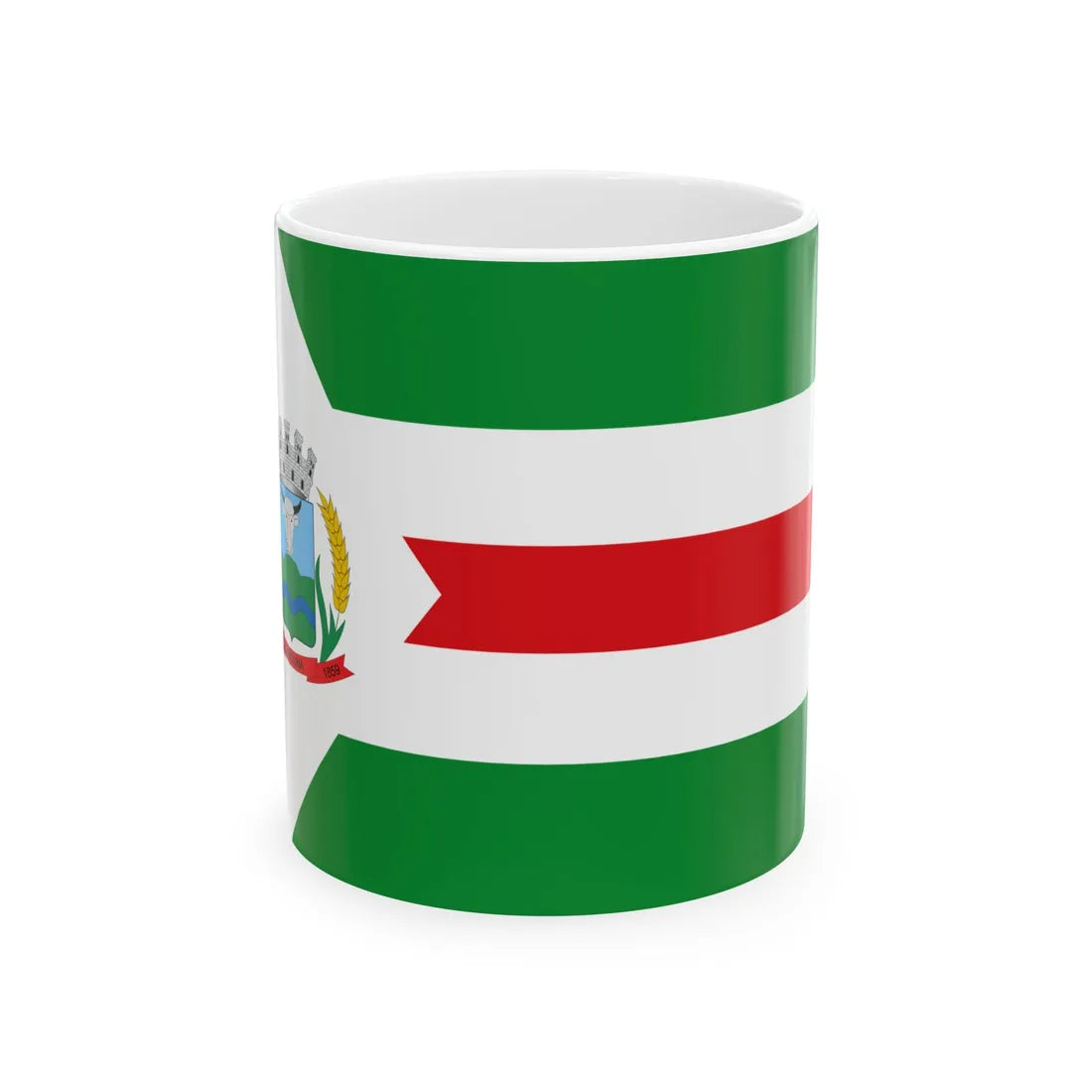 Bandeira de Carolina - MA (Brazil) White Coffee Mug 11oz - Go Mug Yourself