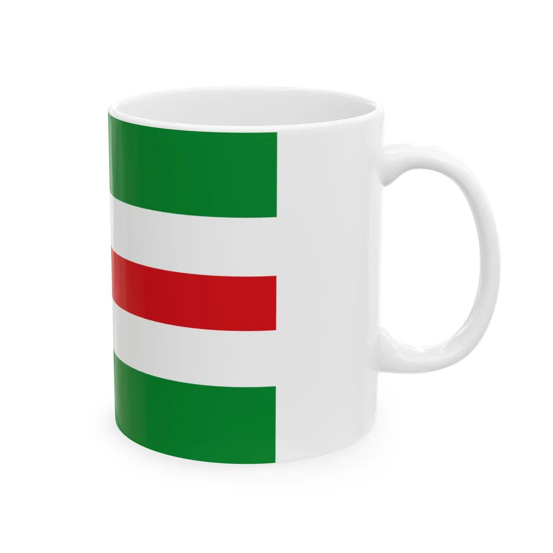 Bandeira de Carolina - MA (Brazil) White Coffee Mug - Go Mug Yourself