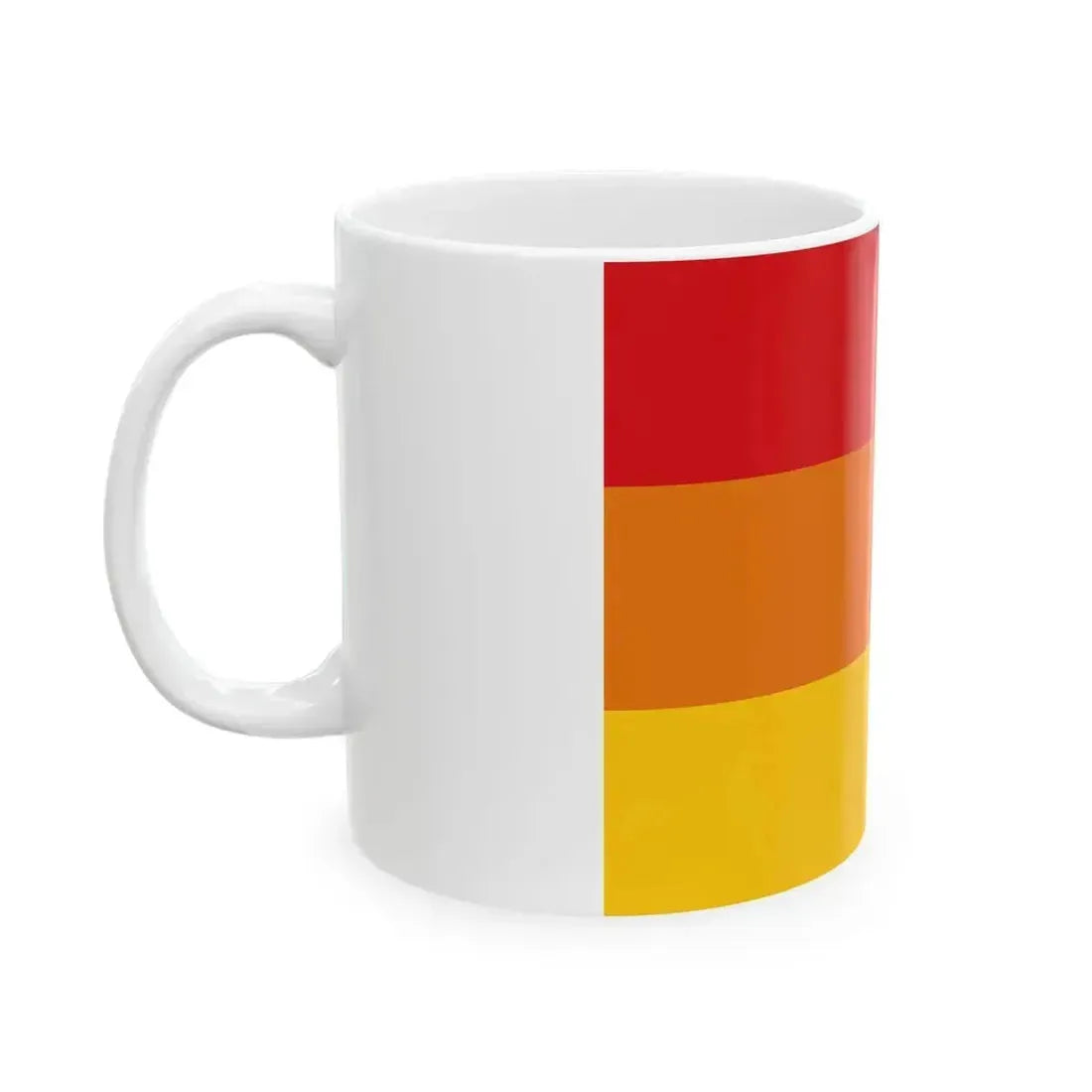 Bandera Andahuaylas (Peru) White Coffee Mug - Go Mug Yourself