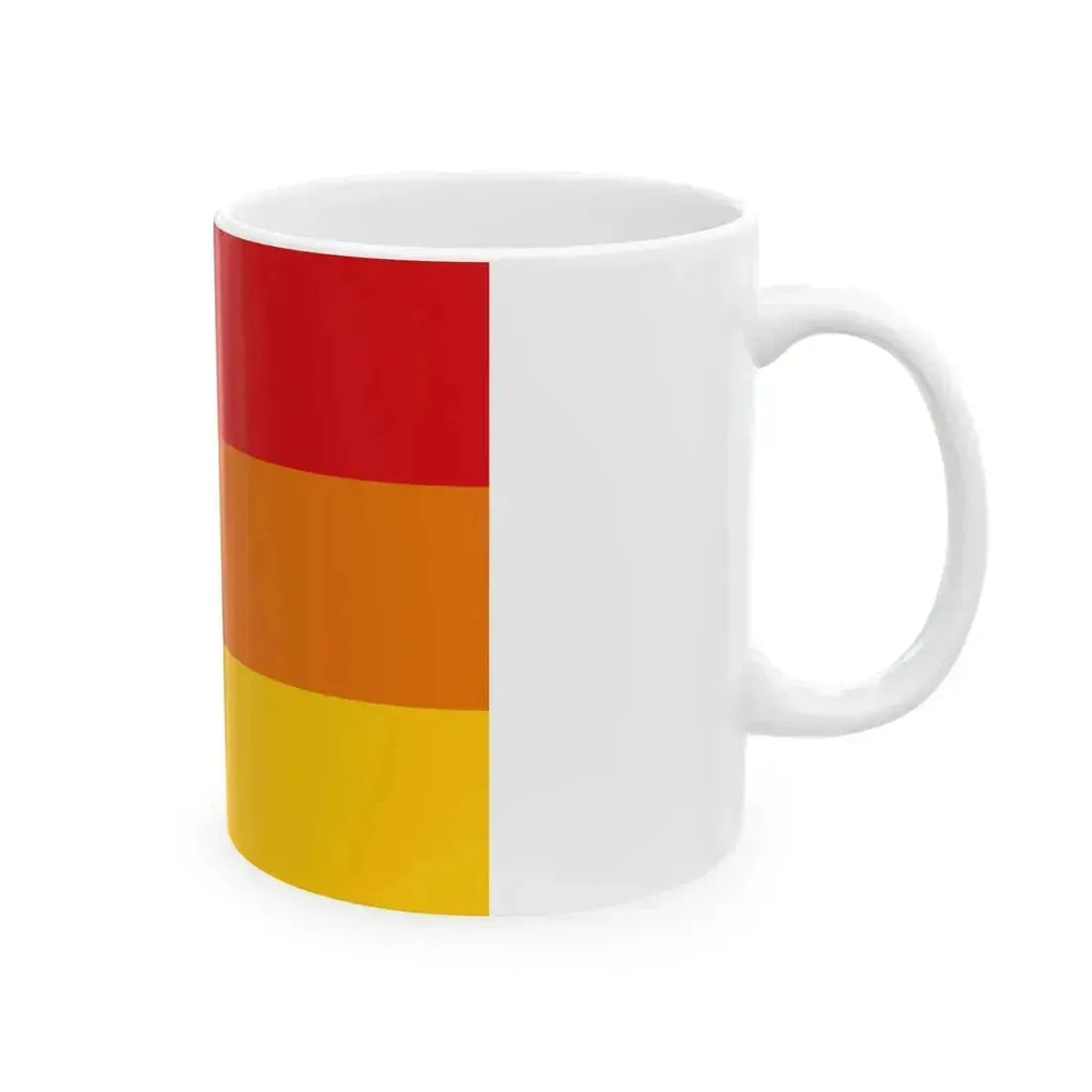 Bandera Andahuaylas (Peru) White Coffee Mug - Go Mug Yourself