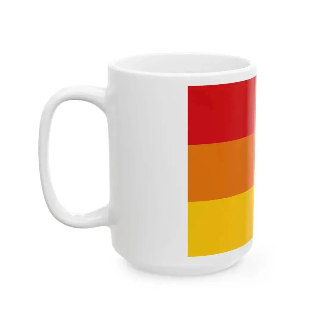 Bandera Andahuaylas (Peru) White Coffee Mug - Go Mug Yourself