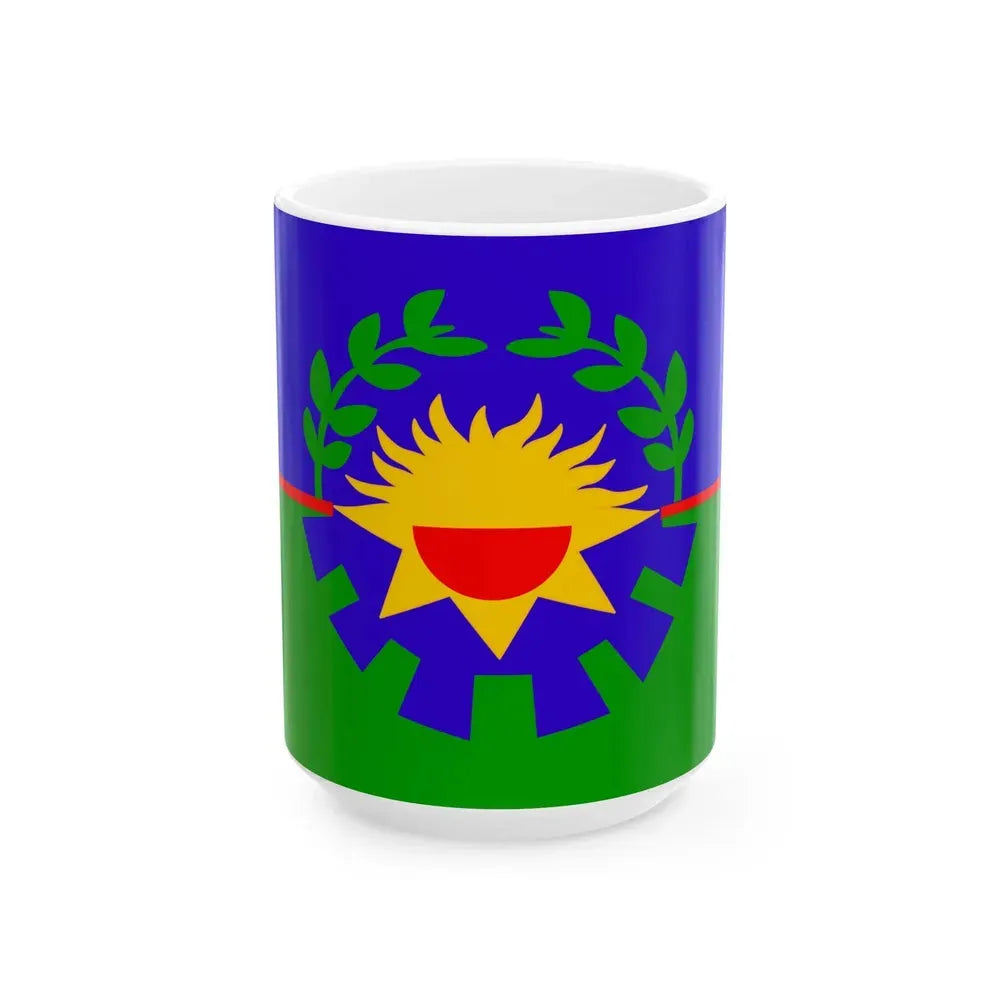 Bandera Buenos Aires (Argentina) White Coffee Mug 15oz - Go Mug Yourself