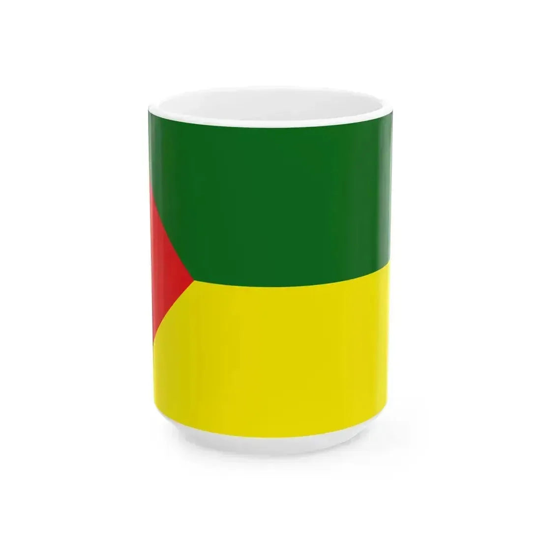 Bandera Canton Chordeleg (Ecuador) White Coffee Mug 15oz - Go Mug Yourself