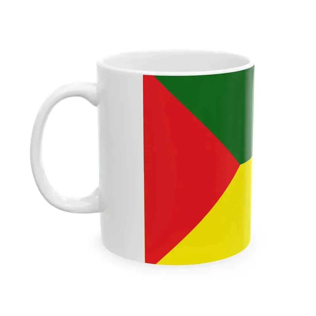 Bandera Canton Chordeleg (Ecuador) White Coffee Mug - Go Mug Yourself