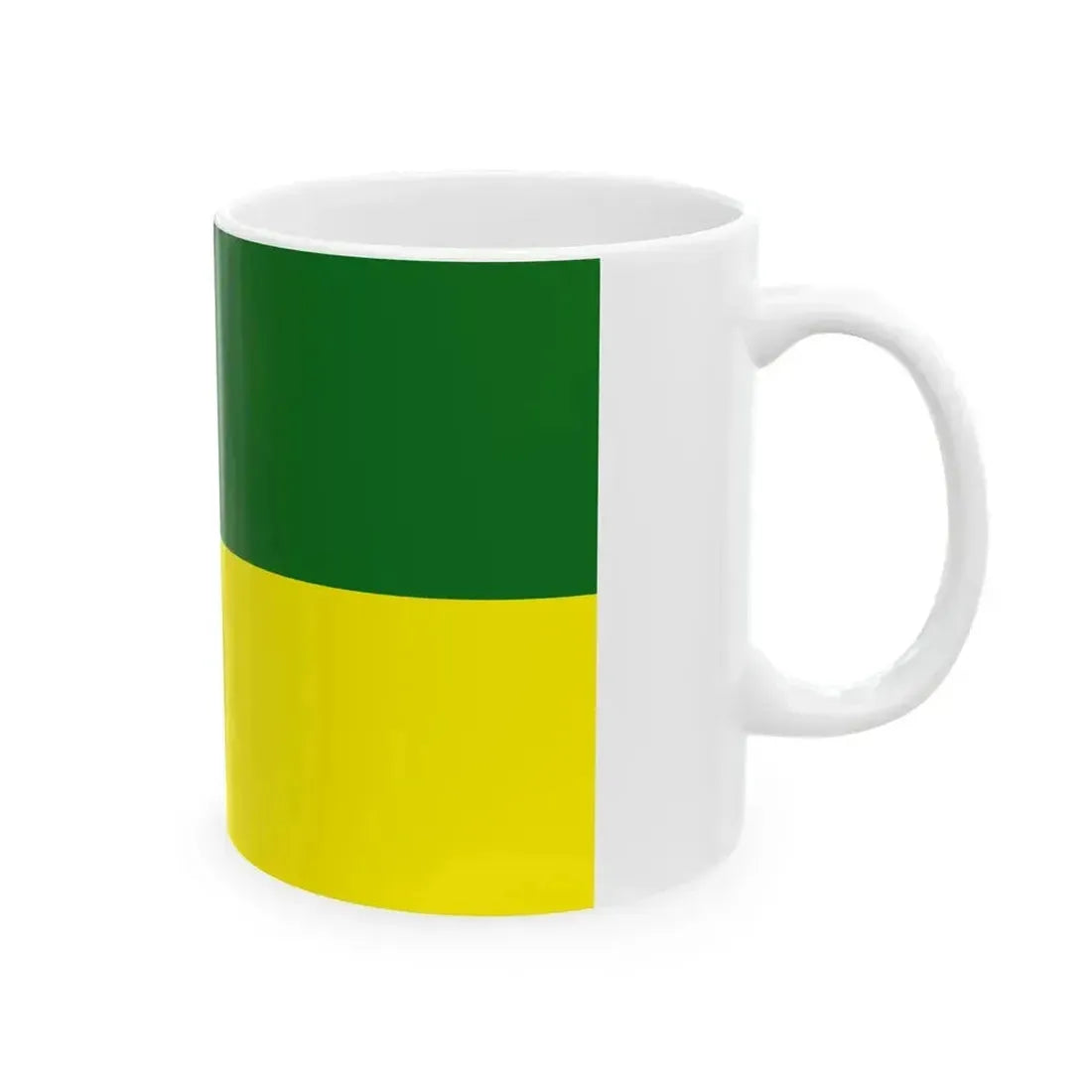 Bandera Canton Chordeleg (Ecuador) White Coffee Mug - Go Mug Yourself