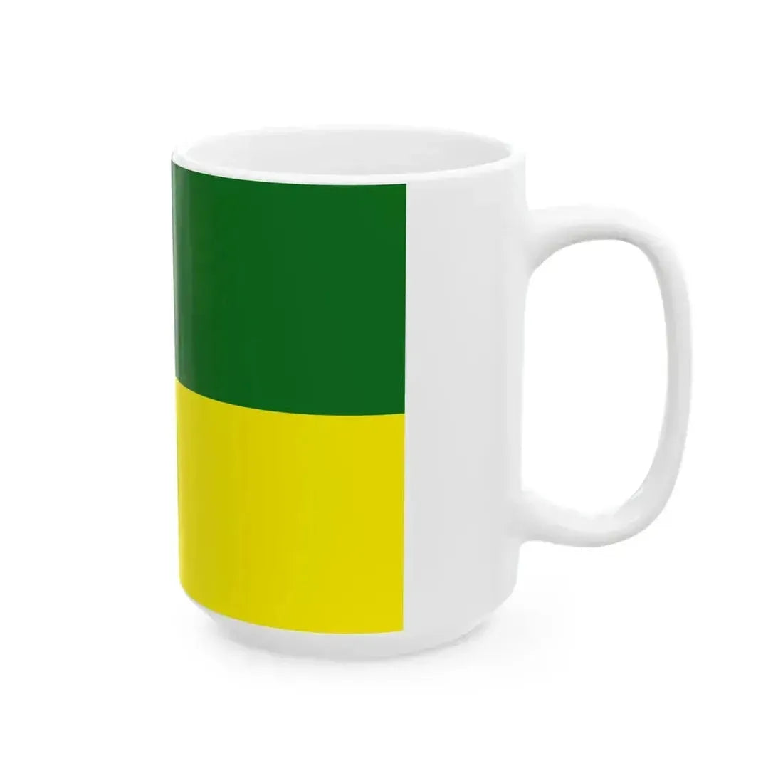 Bandera Canton Chordeleg (Ecuador) White Coffee Mug - Go Mug Yourself
