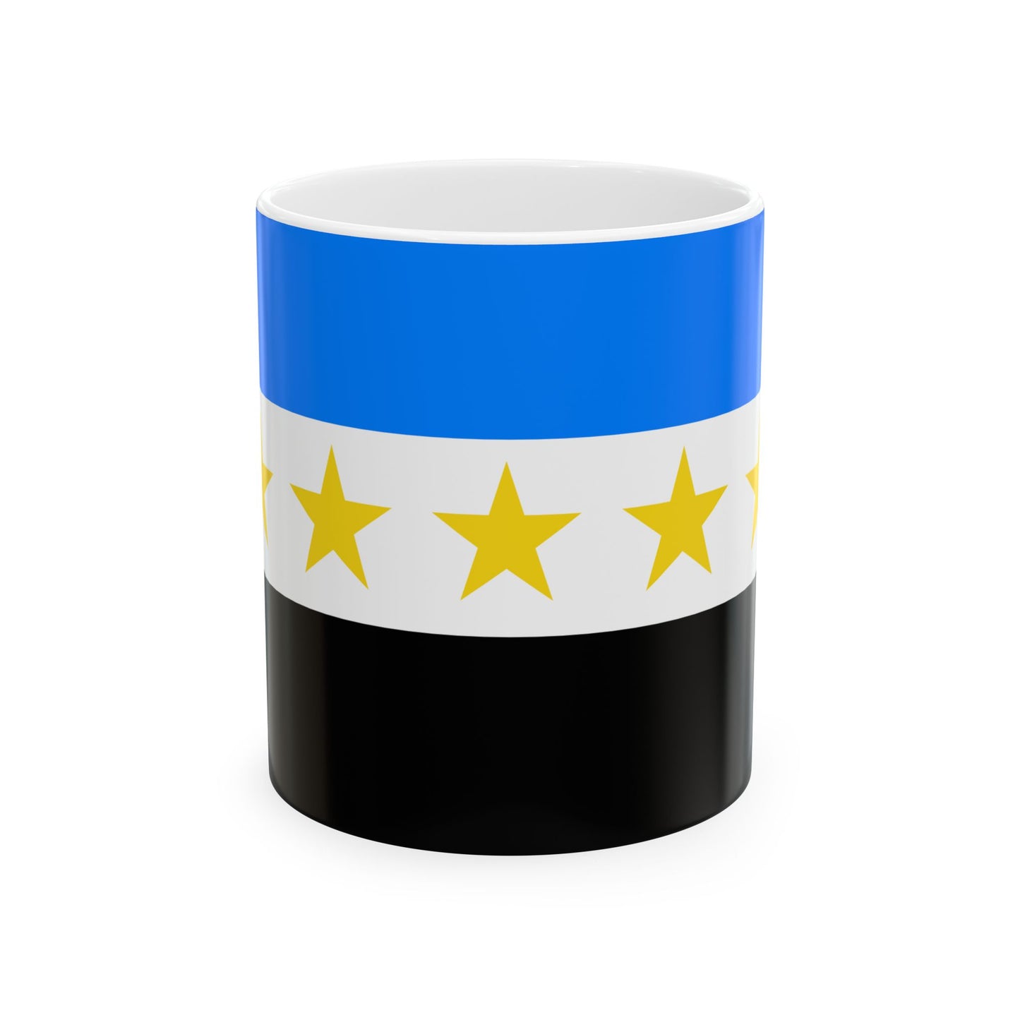 Bandera Canton de Grecia (Costa Rica) White Coffee Mug-11oz-Go Mug Yourself