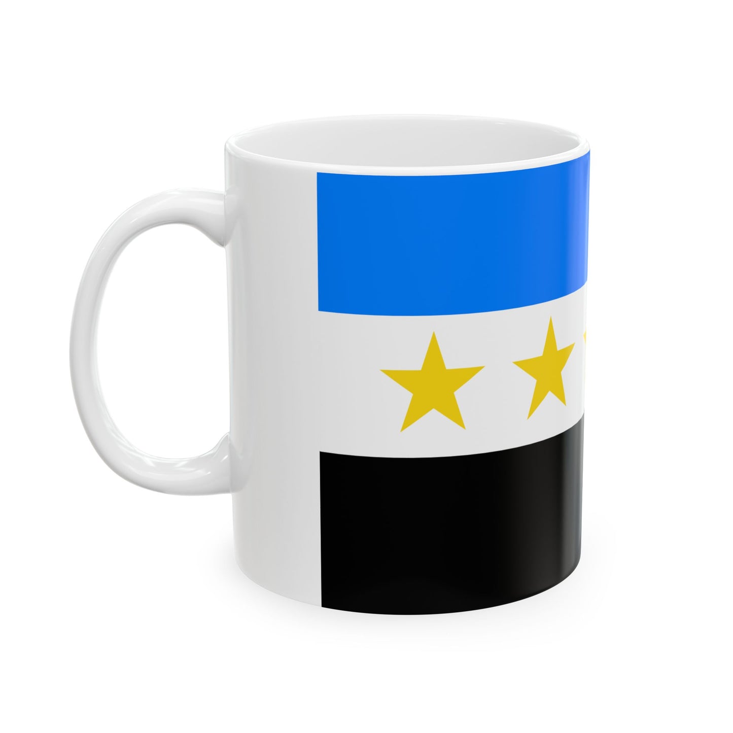 Bandera Canton de Grecia (Costa Rica) White Coffee Mug-Go Mug Yourself