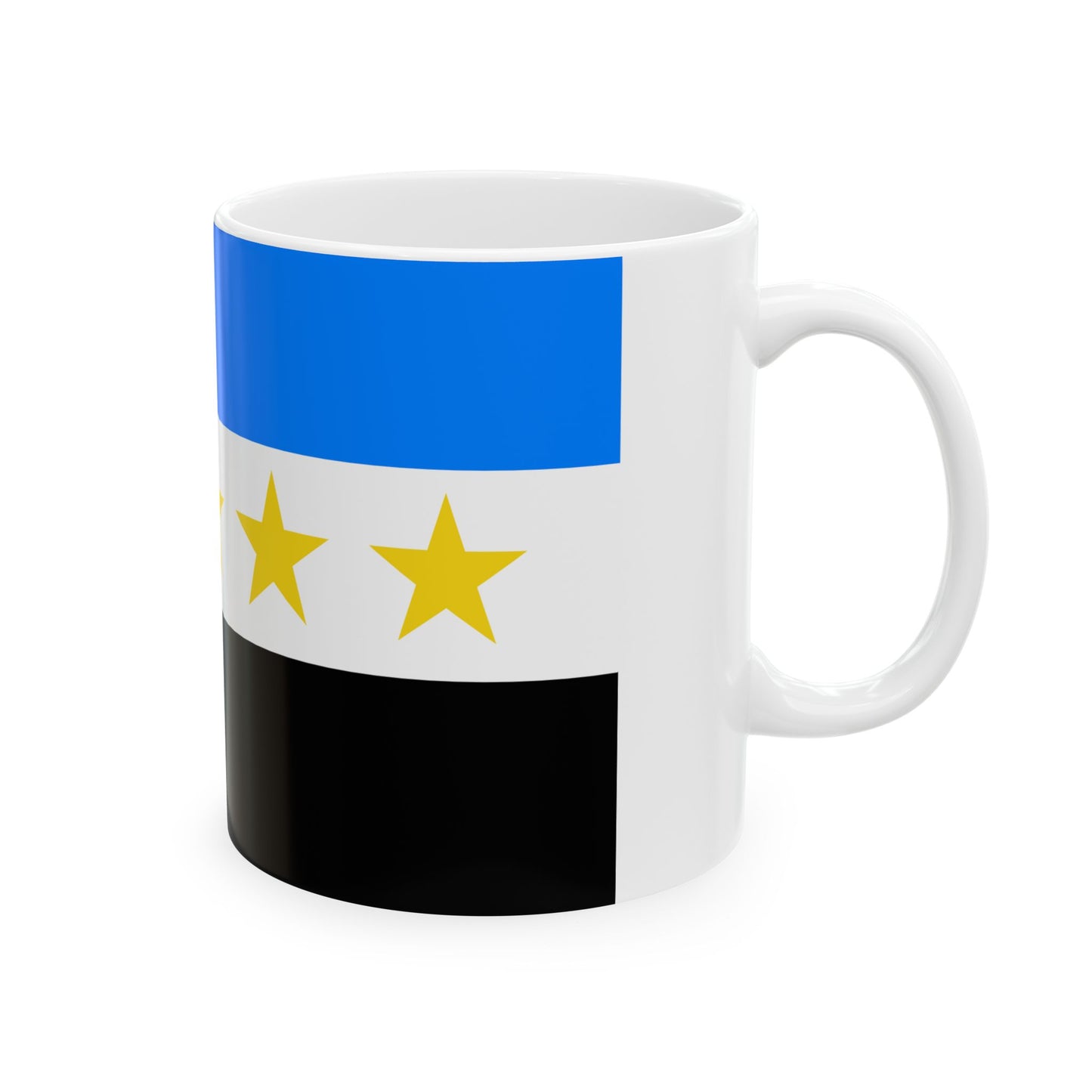 Bandera Canton de Grecia (Costa Rica) White Coffee Mug-Go Mug Yourself