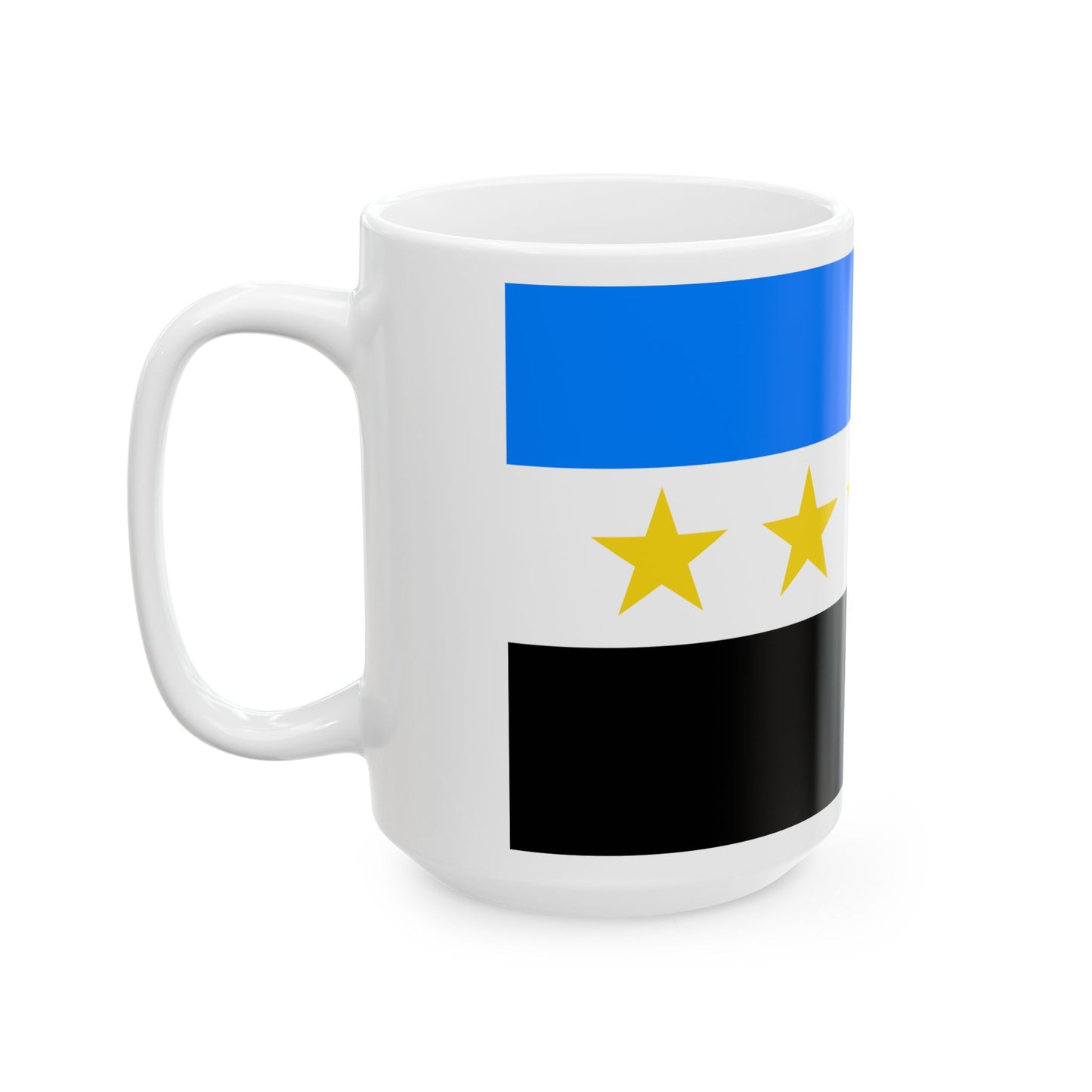Bandera Canton de Grecia (Costa Rica) White Coffee Mug-Go Mug Yourself
