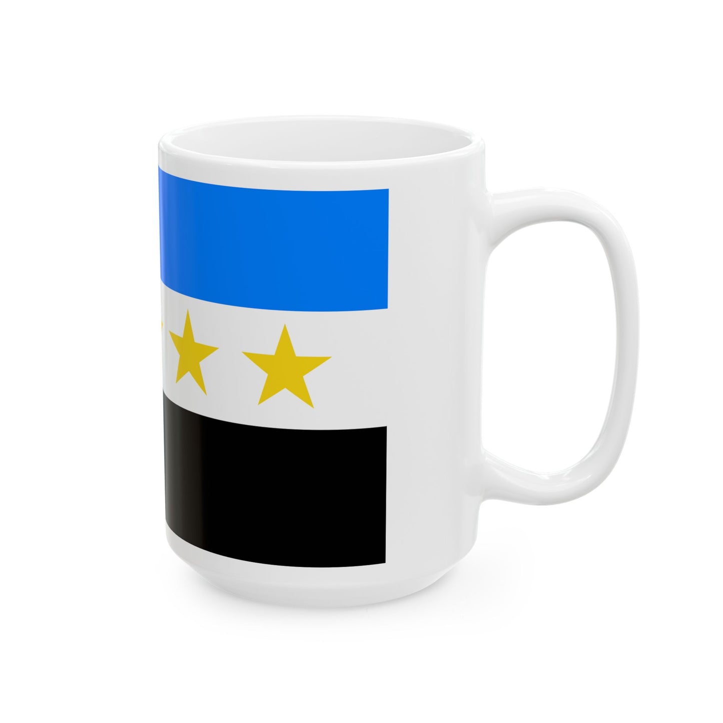 Bandera Canton de Grecia (Costa Rica) White Coffee Mug-Go Mug Yourself