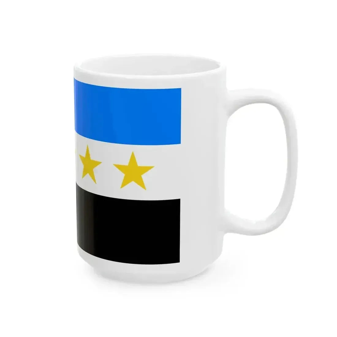 Bandera Canton de Grecia (Costa Rica) White Coffee Mug - Go Mug Yourself