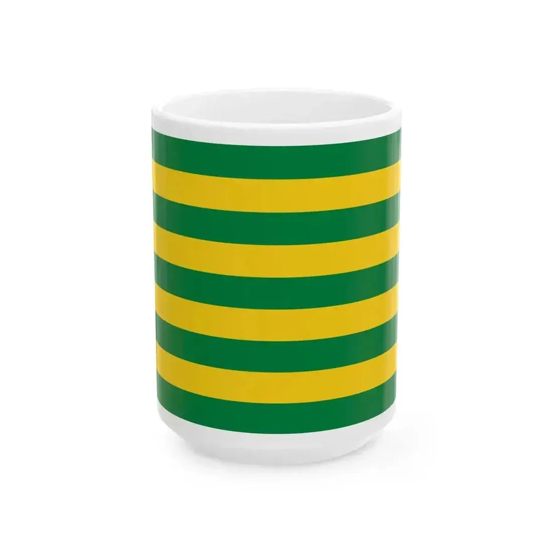Bandera Canton Gualaceo (Ecuador) White Coffee Mug 15oz - Go Mug Yourself