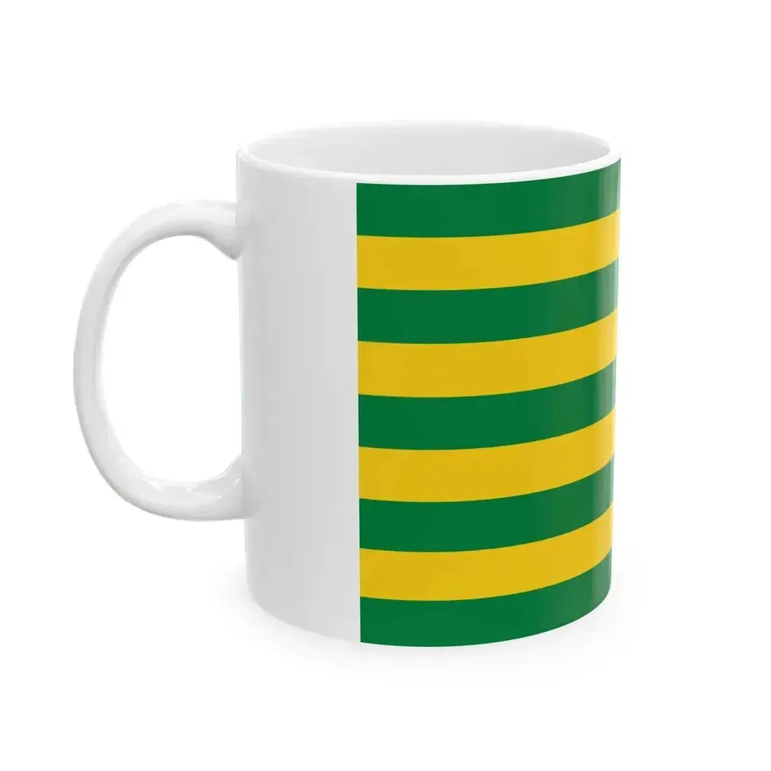 Bandera Canton Gualaceo (Ecuador) White Coffee Mug - Go Mug Yourself