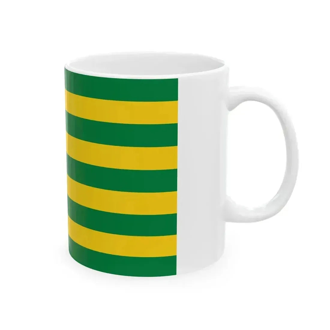 Bandera Canton Gualaceo (Ecuador) White Coffee Mug - Go Mug Yourself