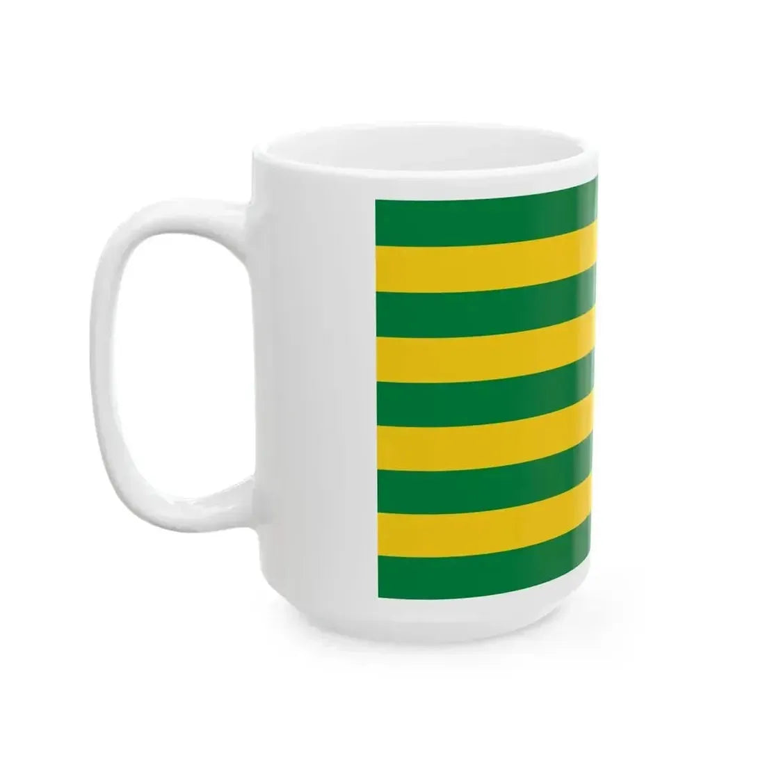 Bandera Canton Gualaceo (Ecuador) White Coffee Mug - Go Mug Yourself