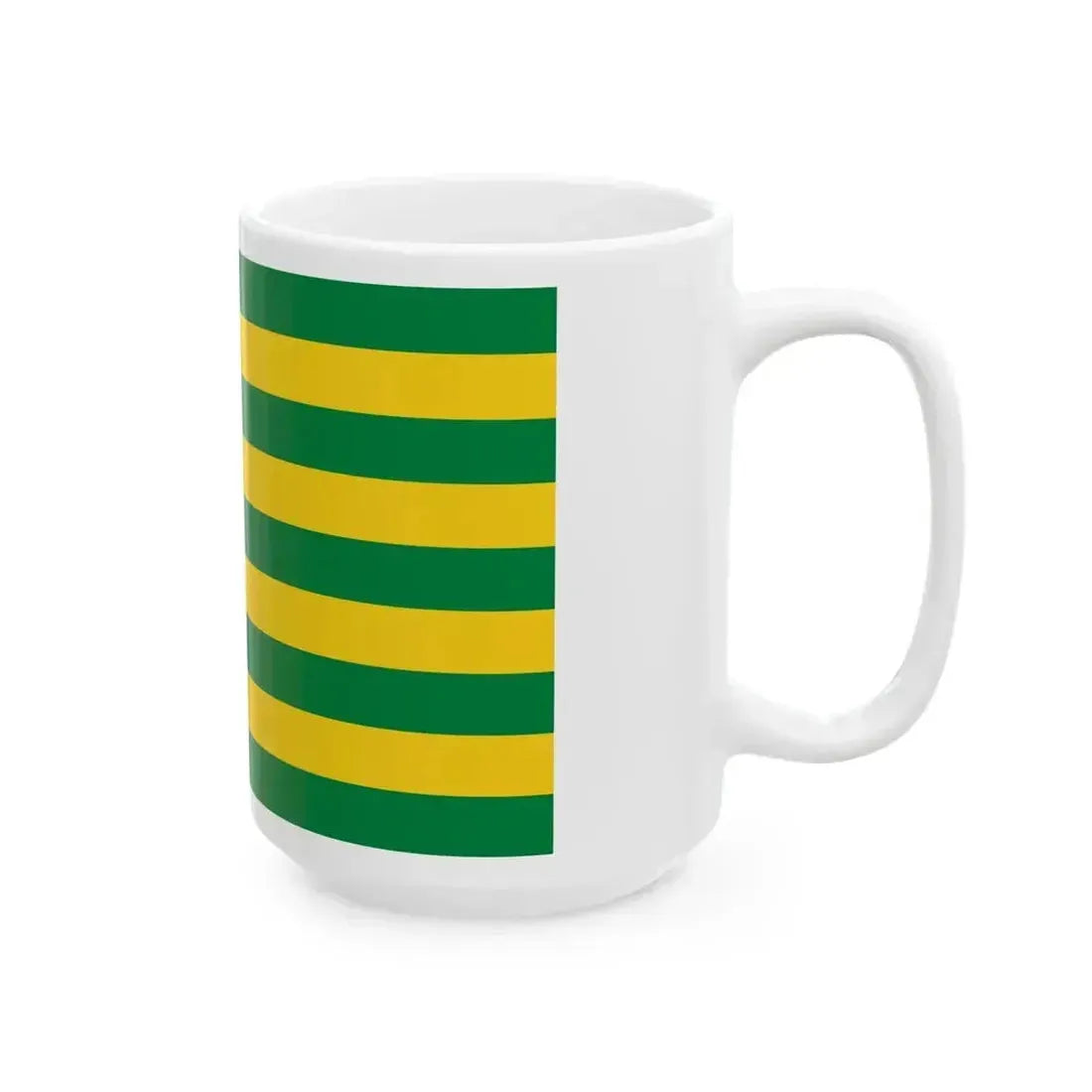Bandera Canton Gualaceo (Ecuador) White Coffee Mug - Go Mug Yourself