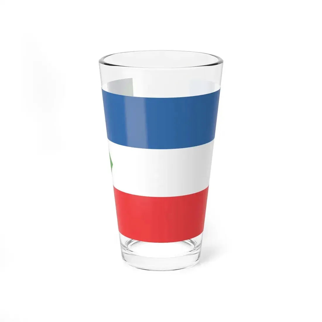Bandera Canton Oña (Ecuador) Pint Glass 16oz 16oz - Go Mug Yourself