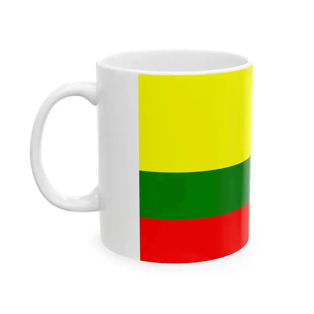 Bandera Canton Paute (Ecuador) White Coffee Mug - Go Mug Yourself