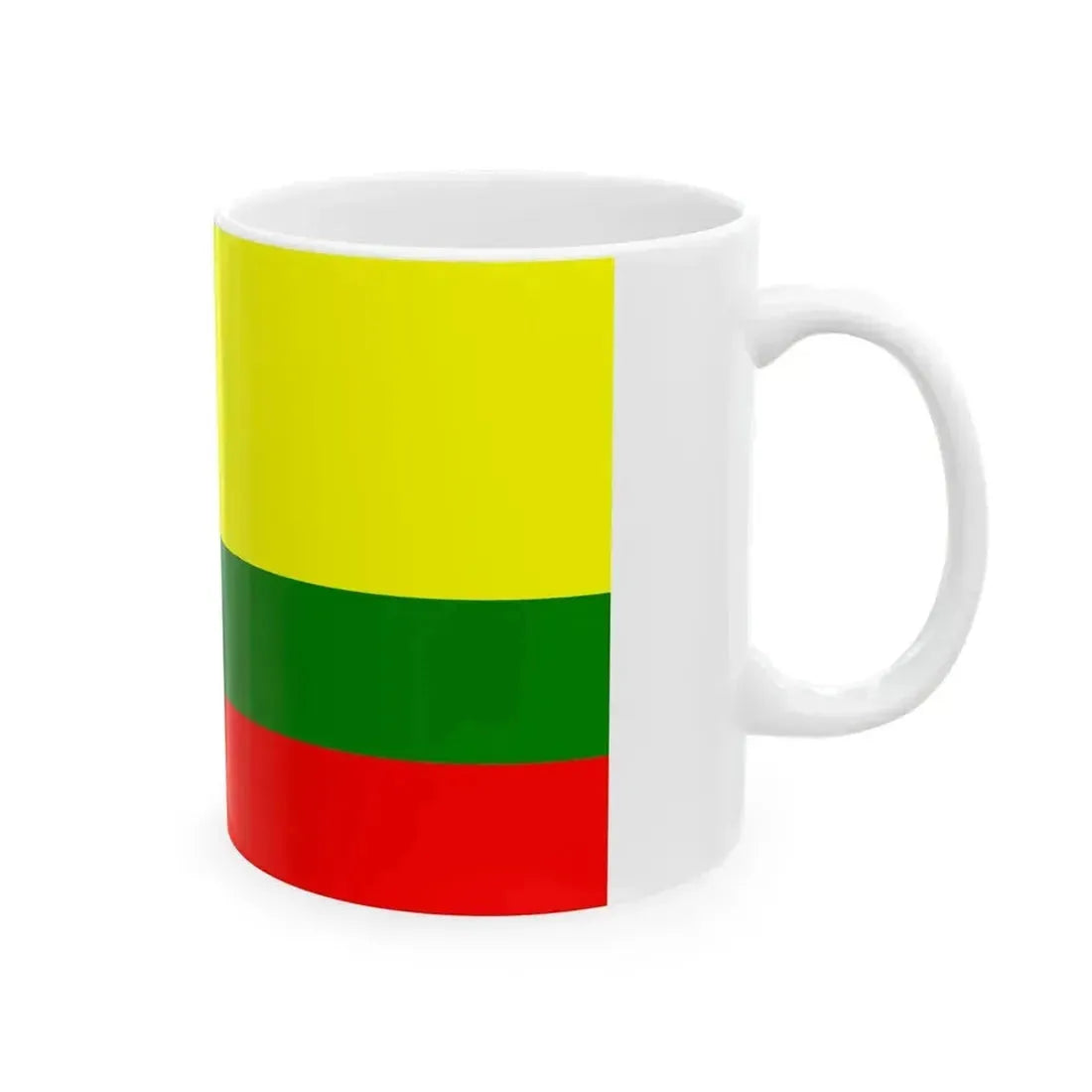 Bandera Canton Paute (Ecuador) White Coffee Mug - Go Mug Yourself